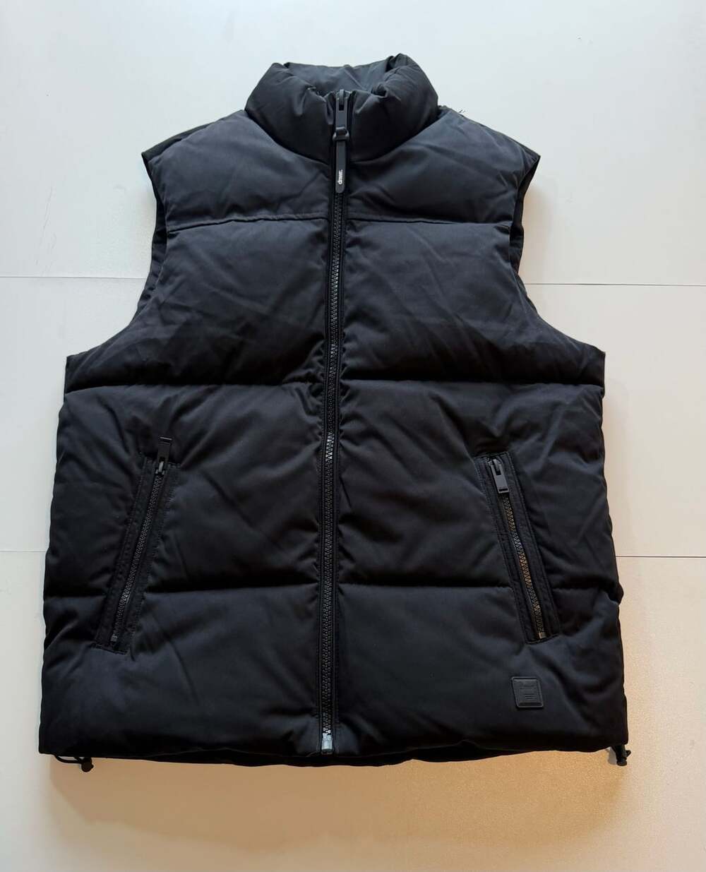 Zara Puffer Vest Size S Black Sleeveless Quilted Jacket